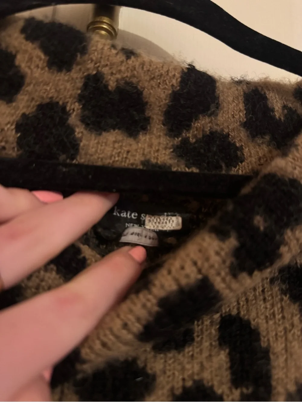 kate spade Leopard-Print Kids Coat in Brown and Black